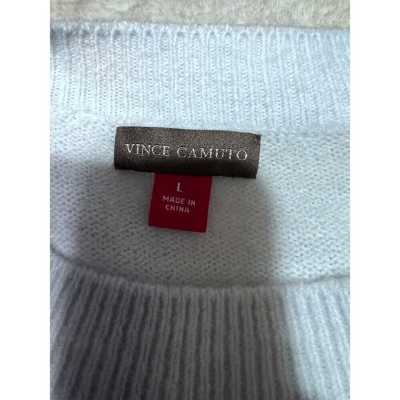 Vince Camuto oversized sky blue sweater women size large - Picture 5 of 7